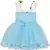 blue Net stitched    dress