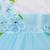 blue Net stitched    dress