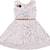 White Cotton  stitched    dress