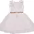 White Cotton  stitched    dress