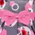 Pink satin stitched    dress