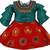 Multicolor Silk stitched    dress