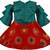 Multicolor Silk stitched    dress