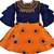 Multicolor Silk stitched    dress