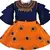 Multicolor Silk stitched    dress