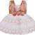 Brown Net stitched    dress