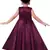 Purple Cotton  stitched    dress