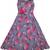 Grey Net stitched    dress