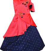 Multicolor satin stitched    dress