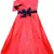 Multicolor satin stitched    dress
