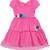 Pink Georgette stitched    dress