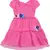 Pink Georgette stitched    dress