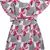 Red satin stitched    dress