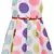 Multicolor satin stitched    dress