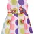 Multicolor satin stitched    dress