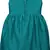Green satin stitched    dress