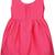 Pink satin stitched    dress