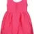 Pink satin stitched    dress