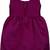 Purple satin stitched    dress