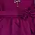 Purple satin stitched    dress