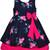 Pink satin stitched    dress