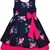 Pink satin stitched    dress