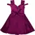 Purple satin stitched    dress