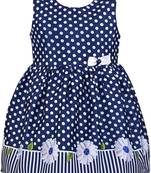 blue satin stitched    dress