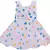 blue Cotton  stitched    dress