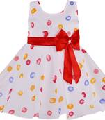 Red Cotton  stitched    dress