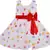 Red Cotton  stitched    dress