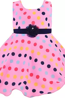Pink Georgette stitched    dress