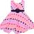 Pink Georgette stitched    dress