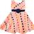 Orange Georgette stitched    dress