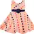 Orange Georgette stitched    dress