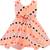 Orange Georgette stitched    dress