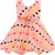 Orange Georgette stitched    dress