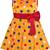 Yellow satin stitched    dress