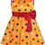 Yellow satin stitched    dress