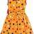 Yellow satin stitched    dress