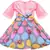 Pink satin stitched    dress