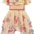Yellow Georgette stitched    dress