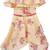 Yellow Georgette stitched    dress