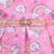 Pink satin stitched    dress
