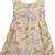 Yellow satin stitched    dress