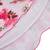 Pink satin stitched    dress