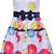 Multicolor satin stitched    dress