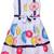 Multicolor satin stitched    dress