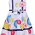 Multicolor satin stitched    dress