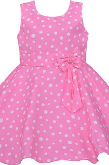 Pink Crepe stitched    dress